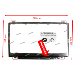 PANTALLA LED 14.0 SLIM 30 PIN FULL HD EDP NT140FHM-N41/N140HGE-EAA N140HGE-EA1