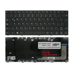 TECLADO LENOVO IDEAPAD 110-14 C/POWER F/DERECHO ESPAÑOL NEGRO