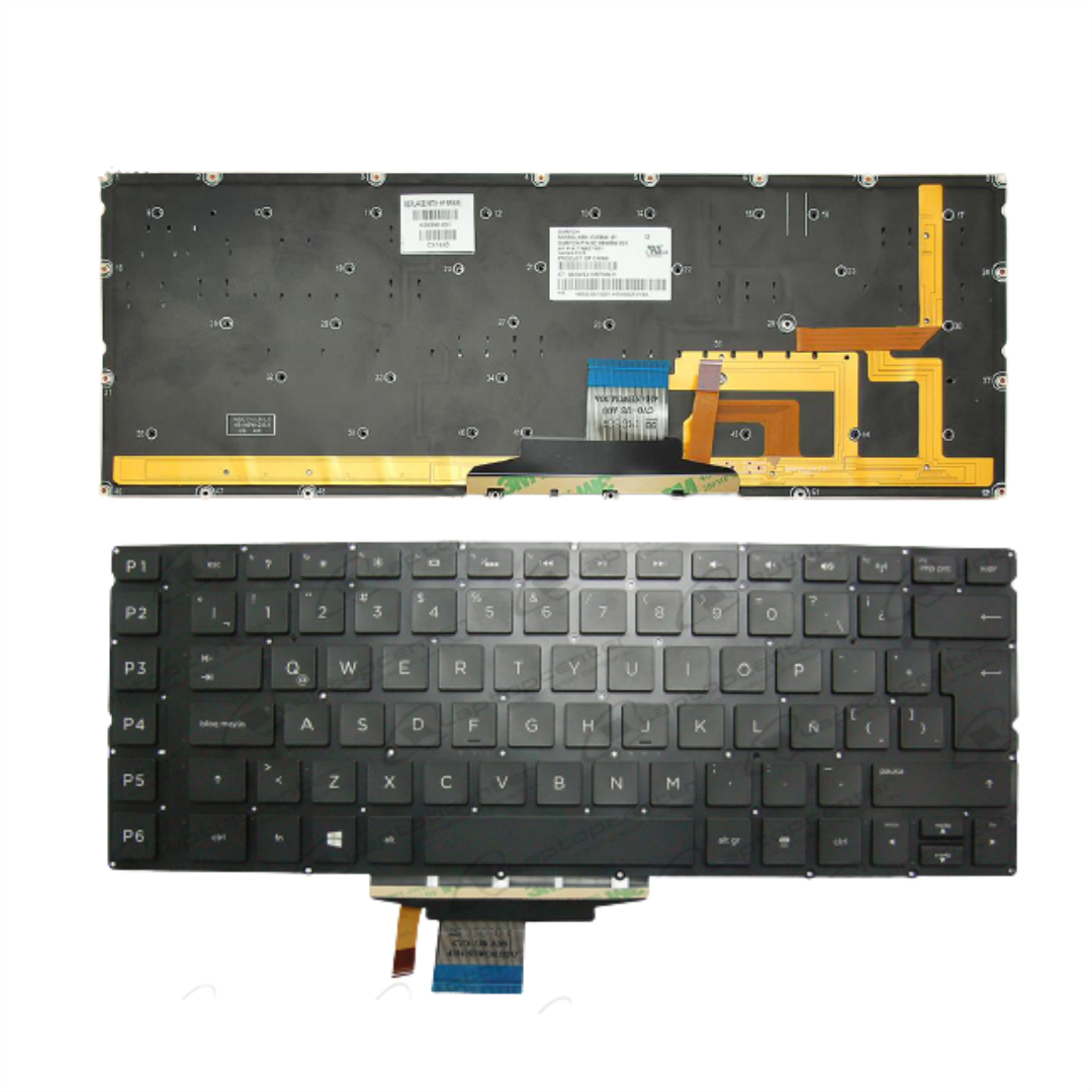 TECLADO HP OMEN 15-5000 ESPAÑOL NEGRO RETROILUMINA