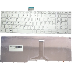 TECLADO TOSHIBA S50 C/FRAME ESPAÑOL BLANCO