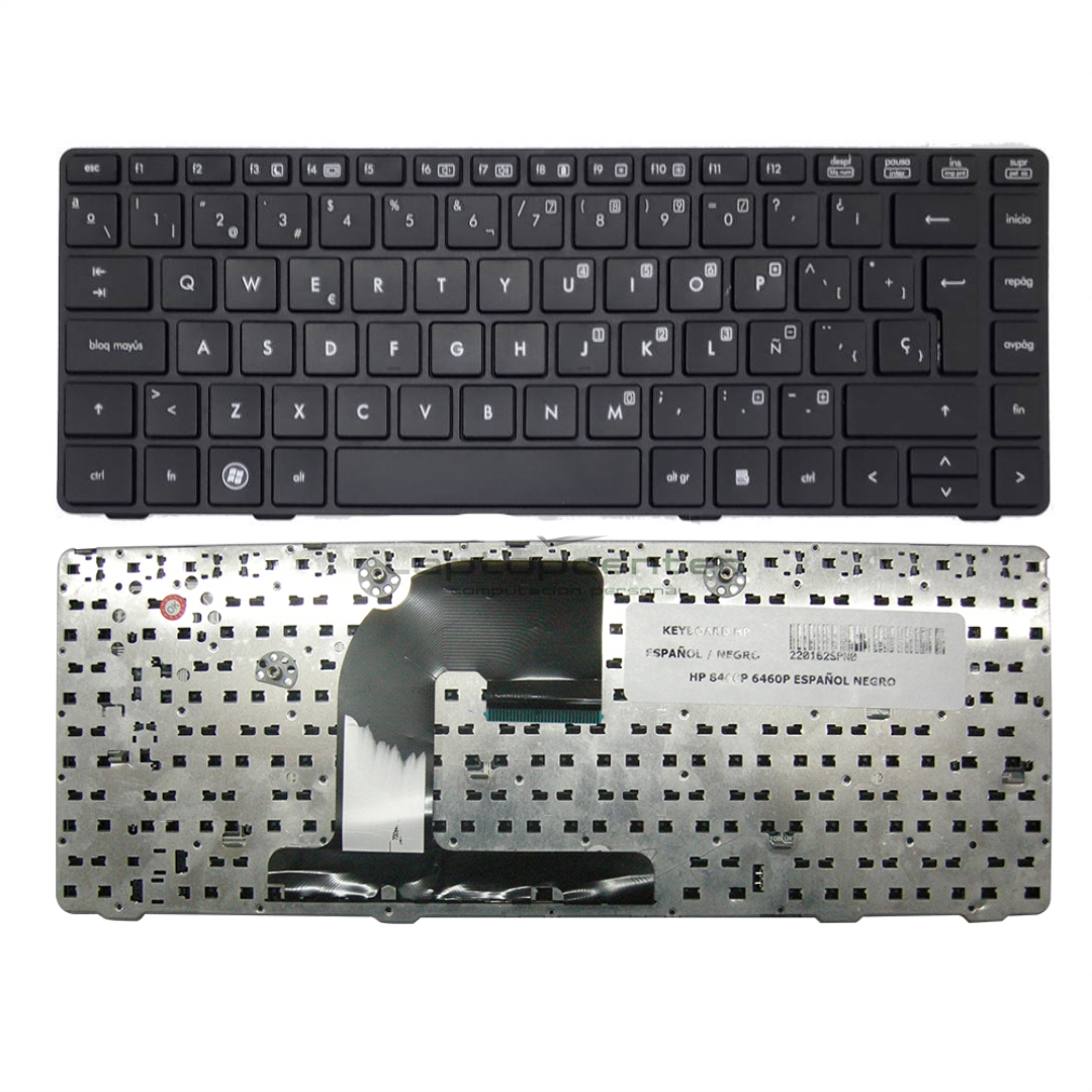 TECLADO HP 8460P 6460B ESPAÑOL NEGRO
