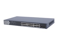 HIK Switch POE+ Adm. 24 puertos 300mt 230W 1 Uplink 1 SFP Hikvision