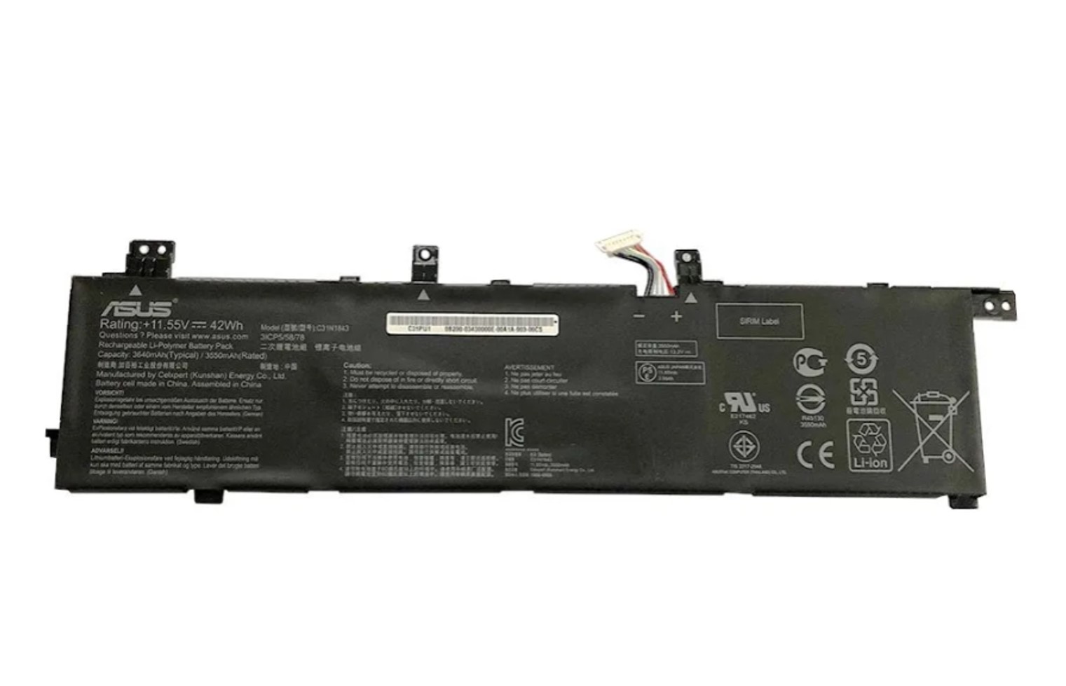 BATERIA ASUS VIVOBOOK S14 S432 3C C31N1843 ORIGINAL